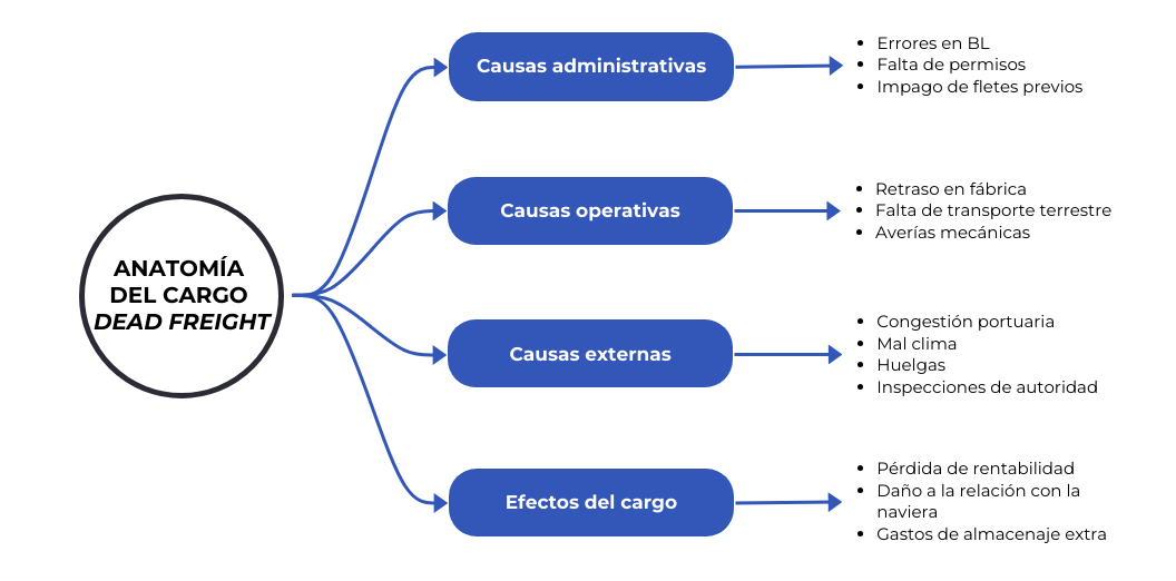 Mapa Mental sobre el ecosistema del Dead Freight
