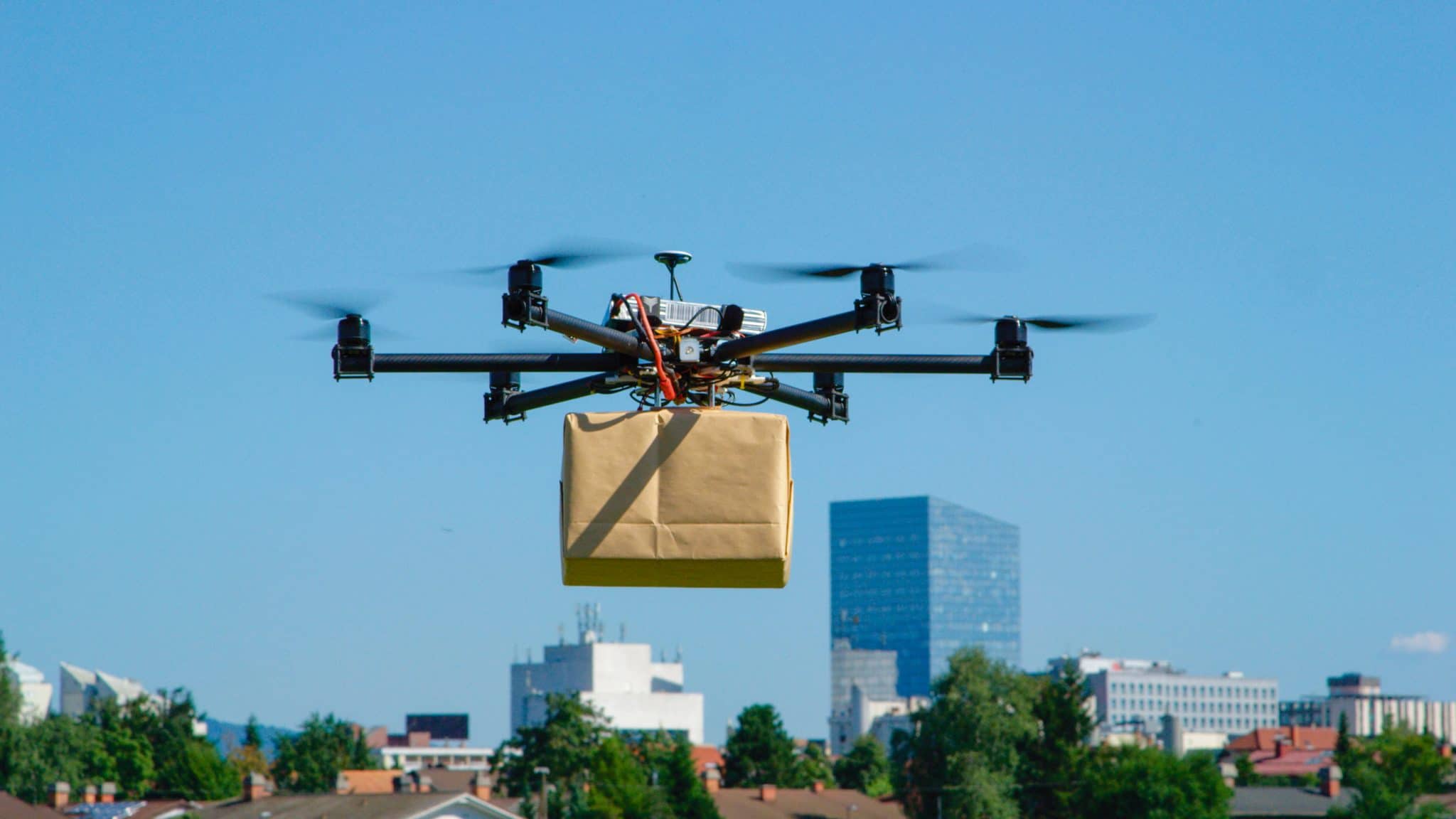 Drones de top transporte